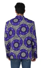 Royal Purple African Print Men's Blazer