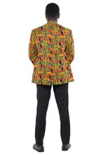 Kente Print Men's Blazer