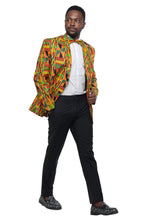 Kente Print Men's Blazer