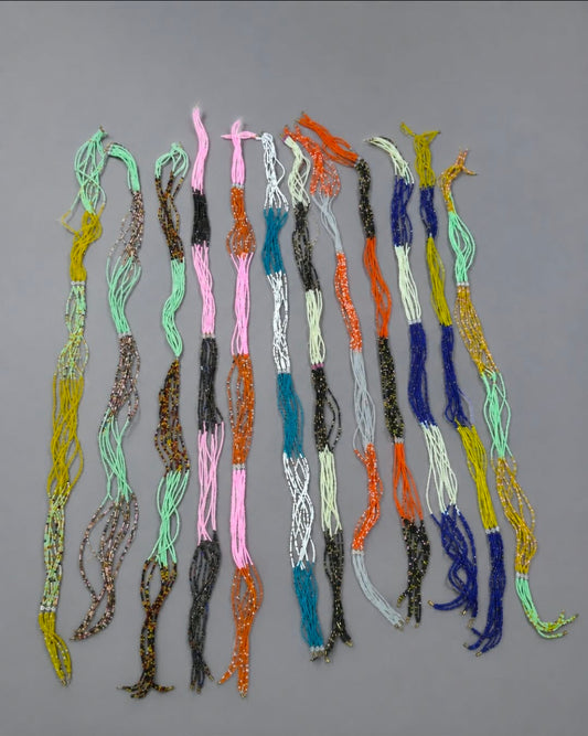 Handmade African Waist Beads – Multicolor Beaded Designs