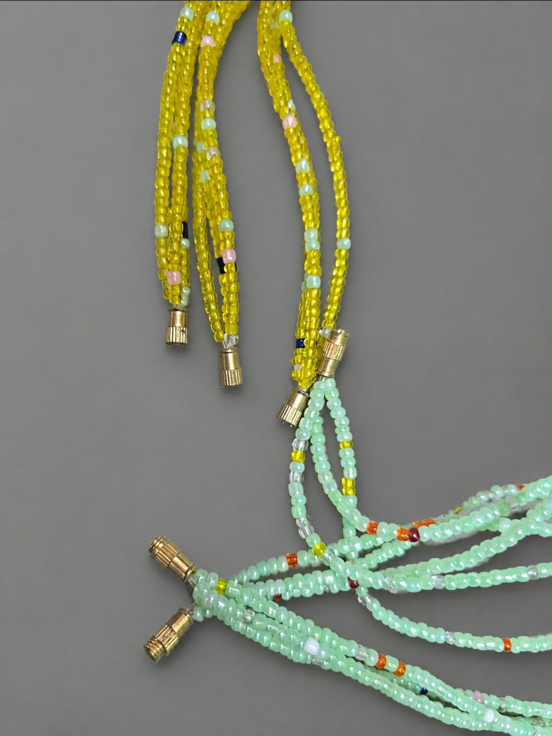 Handmade African Waist Beads – Multicolor Beaded Designs