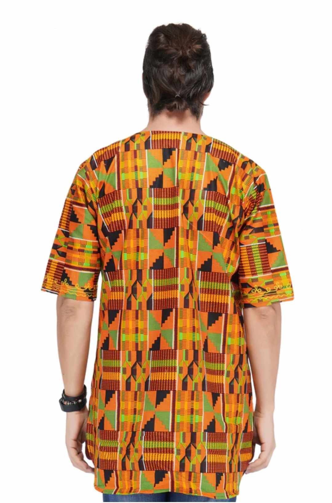Men’s Multicolor African Print Traditional Shirt