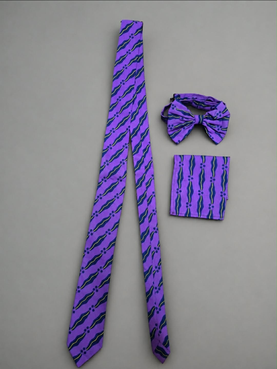 African Print Men’s 3-Piece Tie Set