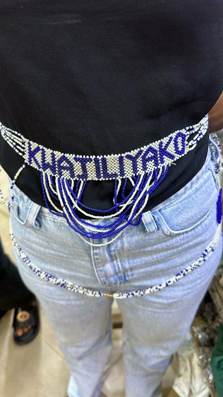 Handmade African Plus Size Waist Beads – Swahili Name Designs